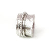 טבעת מסתובבת גבוהה,  טבעת כסף 925 - Symbolic Design
