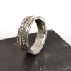 טבעת מדיטציה מסתובבת, טבעת  כסף 925 - Symbolic Design