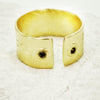 טבעת אהבה  "שמני כחותם על ליבך" זהב  14 קרט בשיבוץ שני יהלומים שחורים 6 נק קרט יחד - Symbolic Design