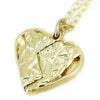 שרשרת לב יגואר נפתח מצופה זהב 14 קרט, לחיות באומץ - Symbolic Design